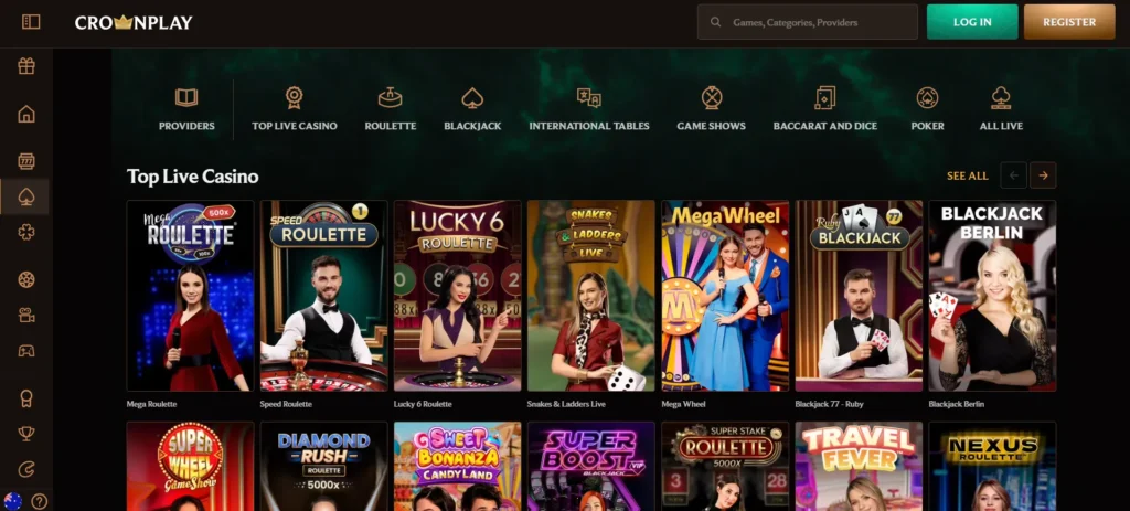 CrownPlay live games